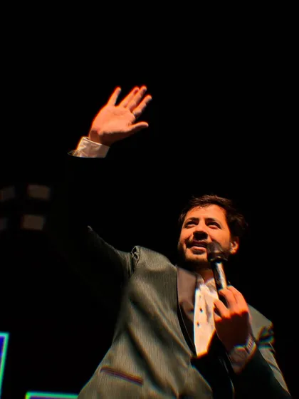 Waving to the crowd, feeling the love. The connection with the audience is everything at a live event.