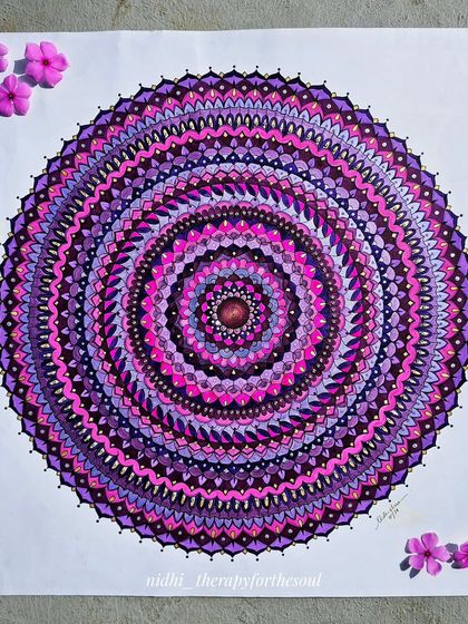 Nidhi - Custom & Fine Art Paintings Meditative Mandalas photo 18