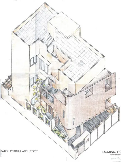 This is a prized possession: an axonometric sketch I drew 16 years ago for my first project at my first job. It reminds me of the foundational importance of hand-drawing in architecture.