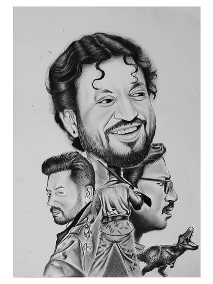 The making of my tribute to Irrfan Khan. These progress shots show how I combined multiple characters into one cohesive and heartfelt artwork.