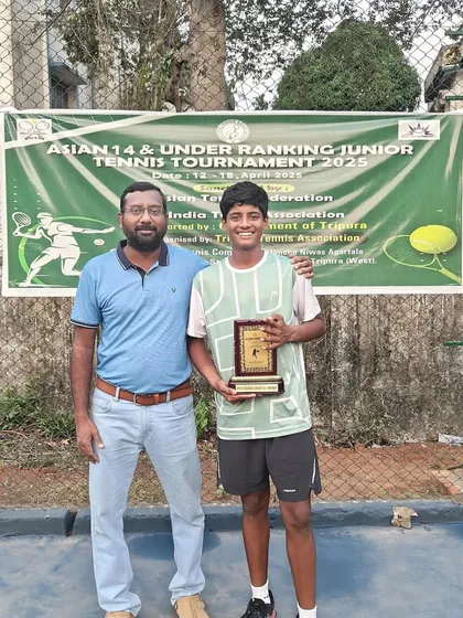 A great all-around performance from our trainee at the Asian U-14 tournament, securing a win in Doubles and a 3rd place finish in Singles. This demonstrates the versatile skill set we build in our players.