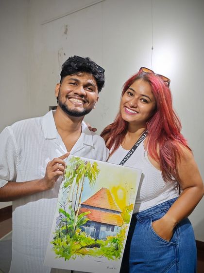 Another wonderful connection made during my demo. The energy and support from the audience was so encouraging, and I'm grateful for everyone who came.