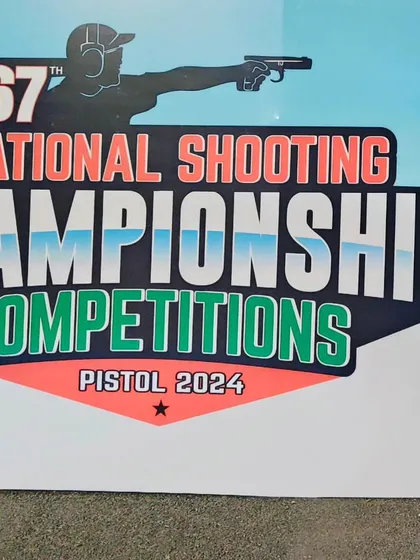 Our amazing coach and shooter, Sapna Kumari, after qualifying for the Indian Team Selection Trials in 10m Air Pistol at the National Championship. She leads by example.