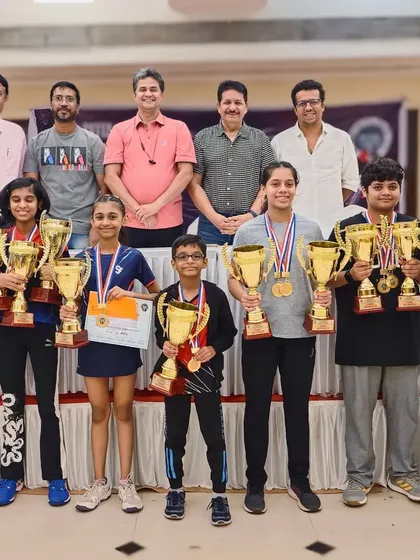 A group photo of the winners at the JVPG district tournament. It's always great to see so many young, passionate players being recognized for their skills.