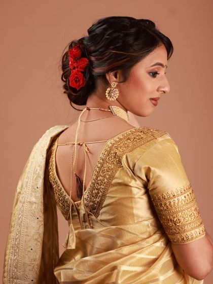 The Canvas Story - Bridal & Wedding Makeup Elegant Hairstyling & Draping photo 12