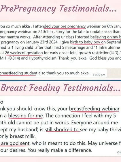 This student gave birth to a baby boy after 5 miscarriages and a fetal demise. She says my mantra to believe in her body worked.