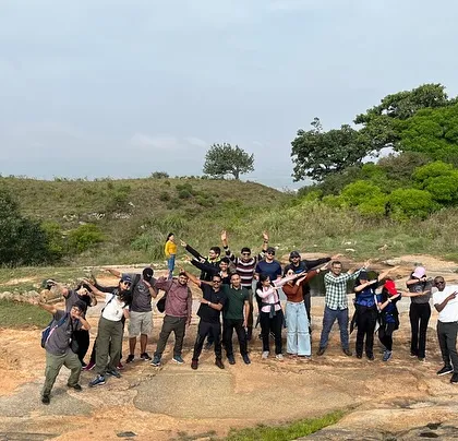 Fun and games at the top of Kaiwara Hills. We always make time for some lighthearted moments.