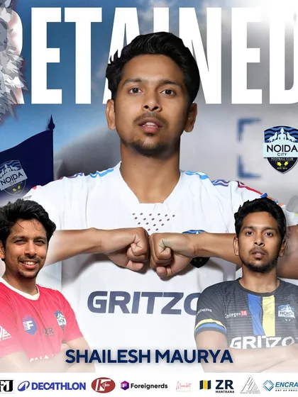 Retained. Our legendary captain, Shailesh Maurya, a record-breaker and an example of grit and loyalty, is back for the treble chase.