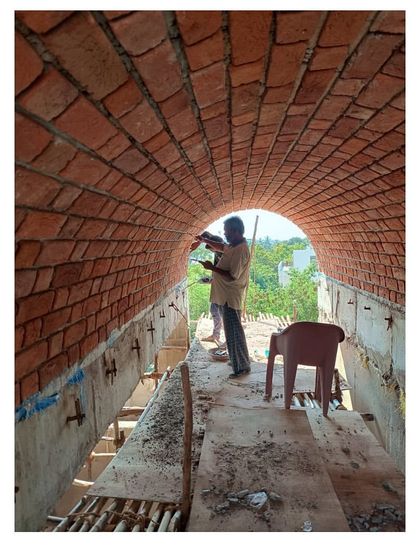 The Brick Vault House: Adaptive Reuse & Monumental Forms photo 14