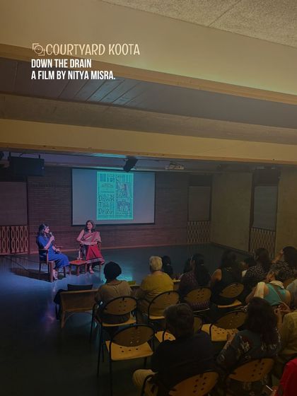 A film screening of 'Down the Drain' by Nitya Misra, followed by a Q&A session. Our space is equipped for intimate screenings that spark important conversations.
