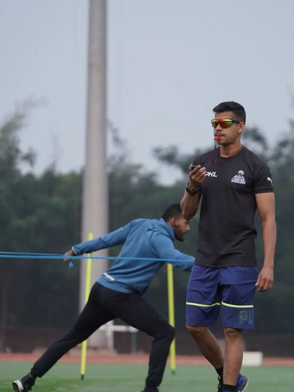 The whistle signals the start of another rep. Every drill is executed with precision and intensity, building the explosive speed that defines elite athletes.