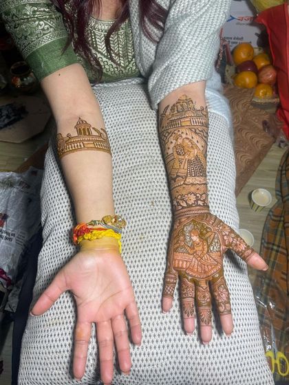 Lucky Mehndi Artist - Bridal Mehndi Full Bridal Mehndi (Hands & Arms) photo 63