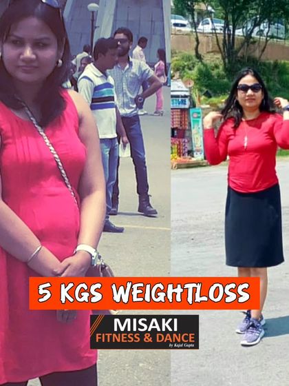A 5 kg weight loss that made a visible difference. Small, consistent steps lead to big changes over time.