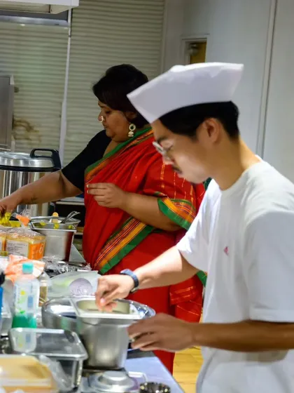 In the kitchen during my pop-up in Nagoya, Japan. It was amazing to work alongside local chefs, sharing techniques and our mutual love for food. Teamwork makes the dream work!