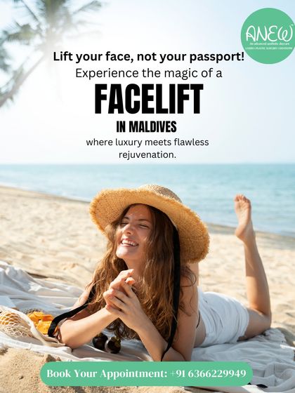 Lift your face, not your passport. You can experience the magic of a facelift in the Maldives, where luxury meets flawless rejuvenation with minimal downtime.
