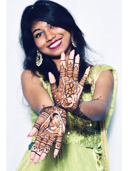 Sathyamehendiarts - Bridal & Wedding Mehendi Intricate Bridal Designs photo 37