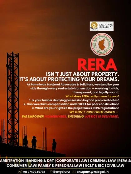 RERA is not just about property; it is about protecting your dreams. If your builder is delaying possession or the construction is poor, you have the right to claim compensation. We do not just fight cases, we empower homebuyers to ensure justice is delivered.