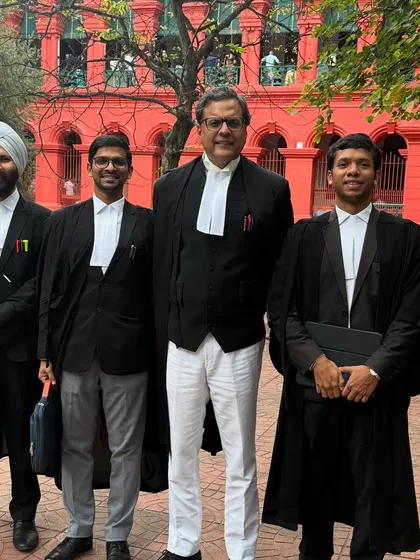 With my bright briefing counsels after successfully arguing a complex PMLA matter at the Karnataka High Court in Bangalore. A favorable order is always the goal, and it is the result of meticulous preparation and strong teamwork.