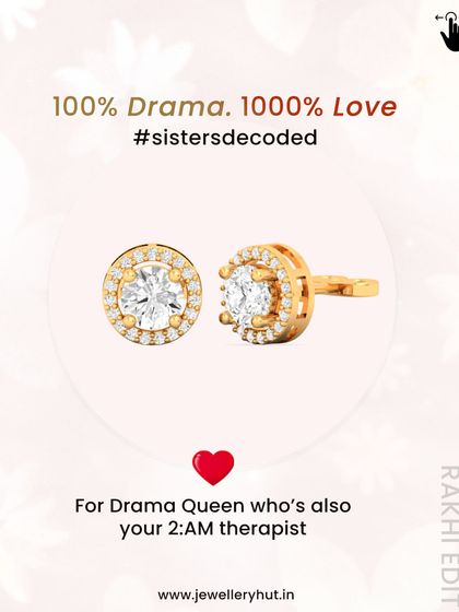 The classic halo solitaire stud. This design is a must-have in any jewellery collection, offering timeless elegance that works for any occasion.