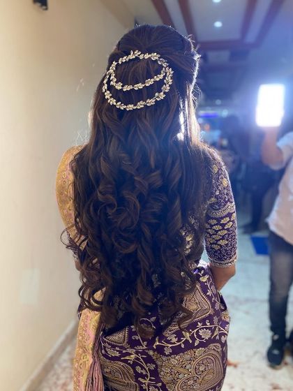 Shruthi - Bridal & Event Hairstyling Modern Styles for Sangeet & Receptions photo 71