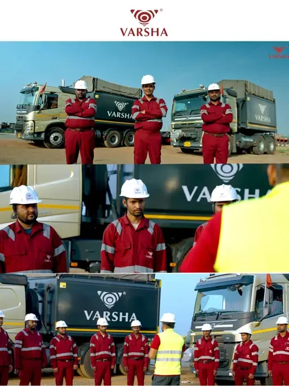 Capturing the professional crew of Varsha Logistics. Our videography focuses on both the impressive machinery and the skilled people who operate it, creating a complete corporate narrative.