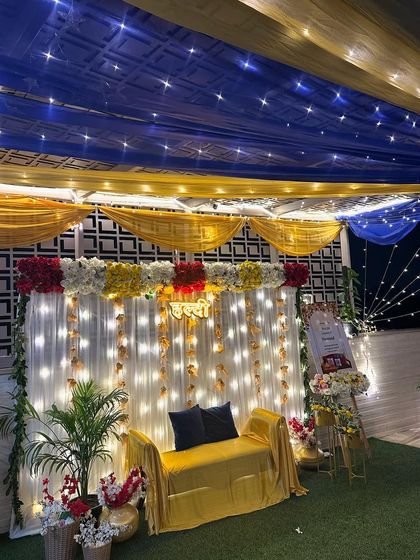 The Trendy Party - Wedding & Pre-Wedding Event Decoration Vibrant Haldi & Mehendi Setups photo 71