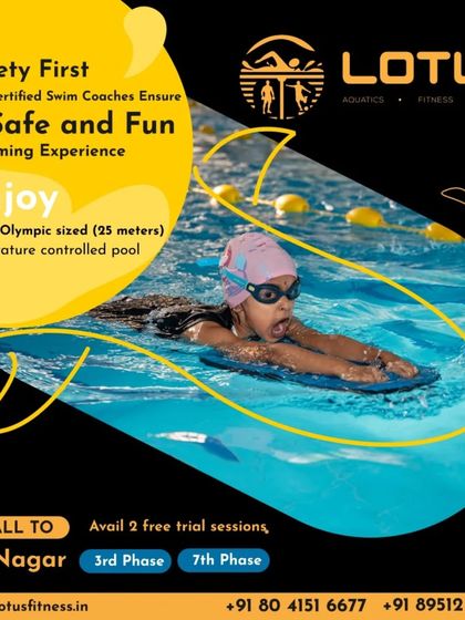 Lotus Sports and Fitness - Swimming & Aquatic Fitness Summer Swim School for Kids photo 7