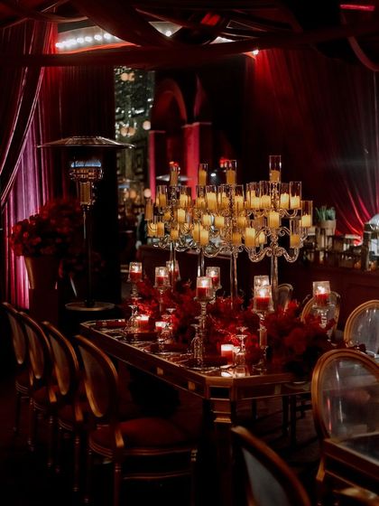 The Design Company - Event Design & Decor Regal Reds: Opulent Evening Celebrations photo 36