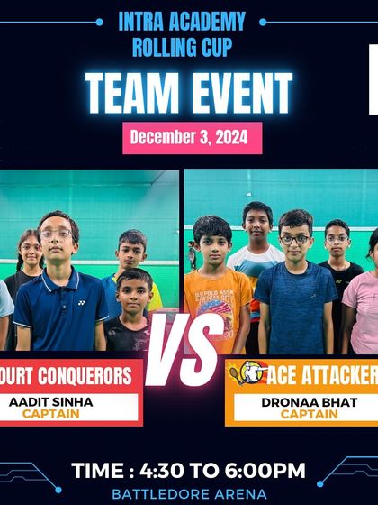 Manoj Kumar - Badminton Coaching for Kids & Youth Intra-Academy Rolling Cup photo 10