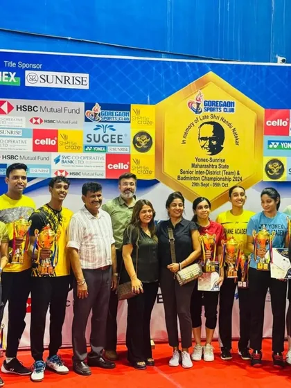 Another angle of the winners' group photo, capturing the joy and pride of all the teams and individual champions.