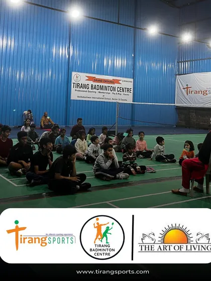 We collaborated with the Art of Living for a wonderful meditation and yoga session. Our players learned various breathing techniques to stay mindful and calm during intense match situations.