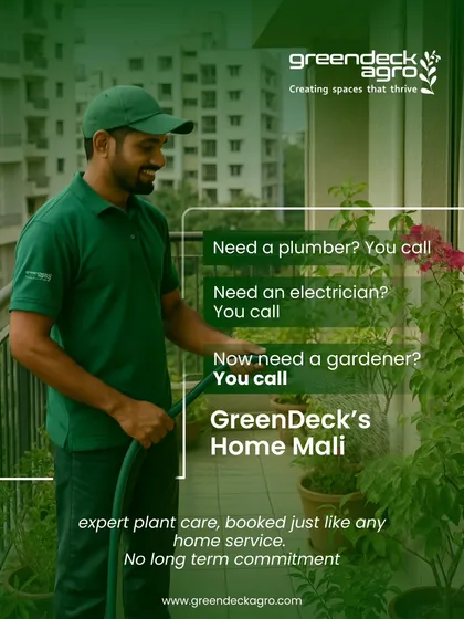You call a plumber or an electrician when you need one. Now, you can do the same for a gardener. Our Home Mali service offers expert plant care without any long-term commitment.
