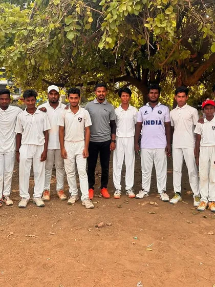 Our senior players standing together as a unit, leading by example for the younger cricketers in the academy.