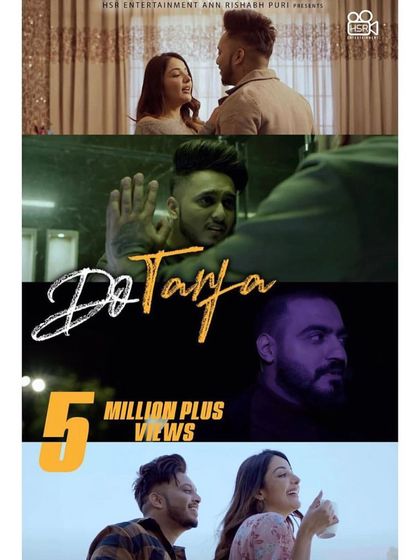 A collage from the music video 'Do Tarfa', showing the different looks I styled for the artists, from casual daywear to more intense, emotional scenes.