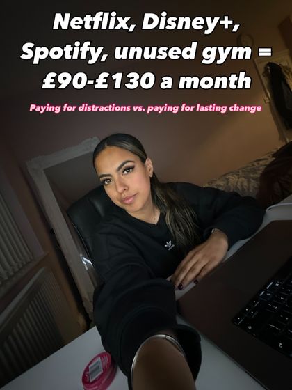 You say coaching is expensive, but you're paying for distractions like Netflix and an unused gym membership. That's paying to stay the same. It's time to pay for lasting change.