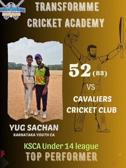 Transform Cricket Academy - Advanced Competitive Cricket Training The Record Breakers: Individual Player Achievements photo 42