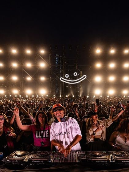 The full view of the Mumbai crowd for &ME, showing the scale of the event and the incredible turnout for one of the Keinemusik legends.