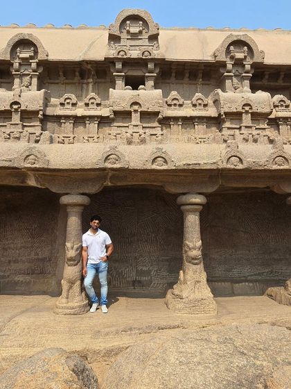 Raghu Ramappa - Guided Motorcycle Heritage Tours Destination: Mahabalipuram's Ancient Shore photo 4