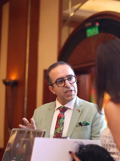 Our SKINflicks 2025 event was a great success, thanks to the influencers and attendees who joined us. Here, I am engaged in a discussion, sharing expert advice and learning from the community.