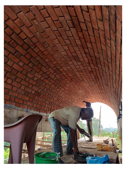 The Brick Vault House: Adaptive Reuse & Monumental Forms photo 13