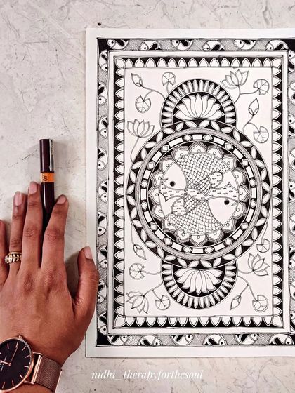 Nidhi - Custom & Fine Art Paintings Traditional Indian Folk Art photo 29