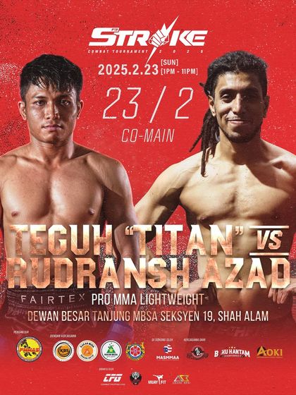 The official co-main event poster. When your name is on the card, the grind gets real. We prepare for these moments every single day on the mats.