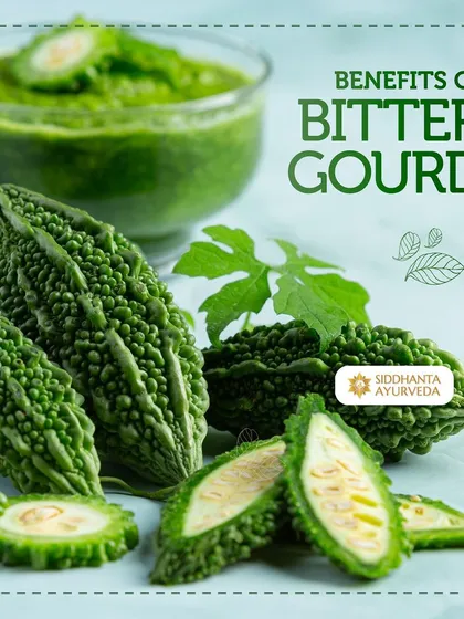 Bitter gourd is a vegetable with powerful medicinal properties. It is particularly known for its ability to help lower blood sugar levels, making it beneficial for diabetes management.