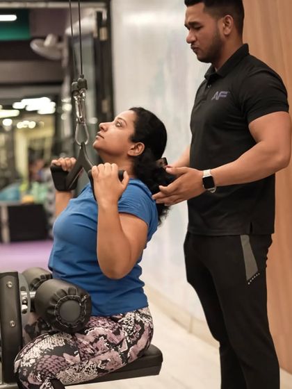 Perfecting the lat pulldown requires attention to posture and movement. My trainers are always there to provide cues and adjustments for a safe and effective back workout.