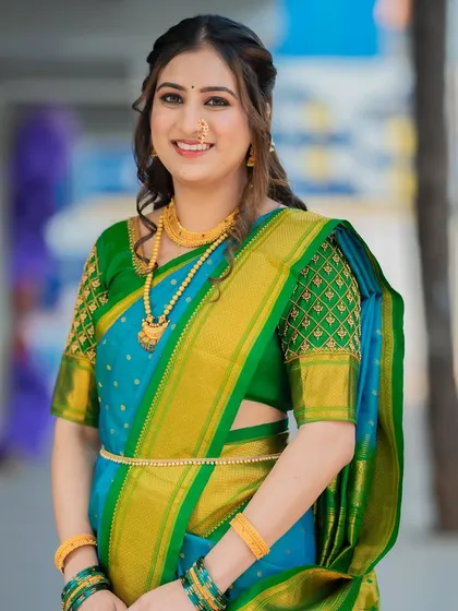 A happy and confident bride, ready for her engagement. The makeup is designed to last all day while feeling light and comfortable.