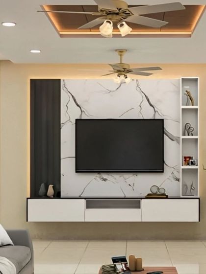 Dreaming in Colors & Textures - Modular Interiors & Room Renovation Living Rooms & Entertainment Centers photo 10