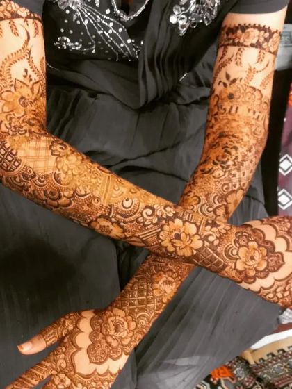 Mehendi Art by Nishat - Mehndi (Henna) Artistry Elaborate Bridal Henna photo 79