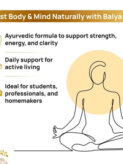 Balya Yog is an Ayurvedic formula designed to support strength, energy, and clarity. It is ideal for students, professionals, and homemakers who need daily support for active living.