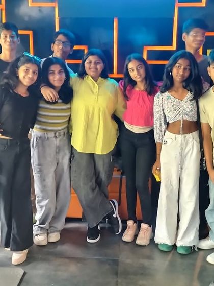 A group of friends celebrating a birthday at The Grid. Our venue is perfect for creating fun memories with your squad on your special day.