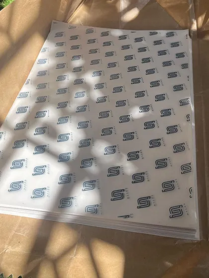 Here’s a look at custom wrapping paper I designed for the clothing label Mysha. Creating a full branding suite, including packaging, helps make a brand's unboxing experience truly unique and memorable for customers.